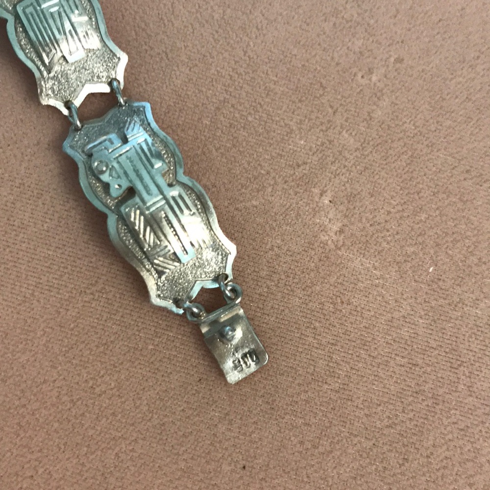 Coin Silver Vintage Bracelet - Picture 4 of 4